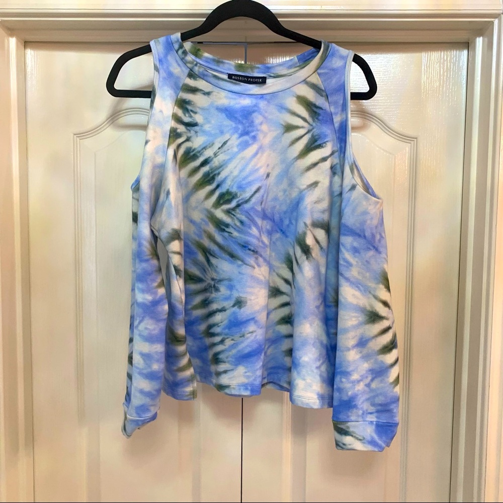 Womens Cold Shoulder Sweatshirt